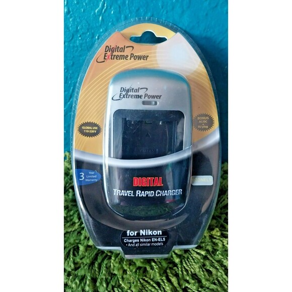 Digital Extreme Power Travel Rapid Charger For Nikon EN-EL5 - Picture 1 of 4